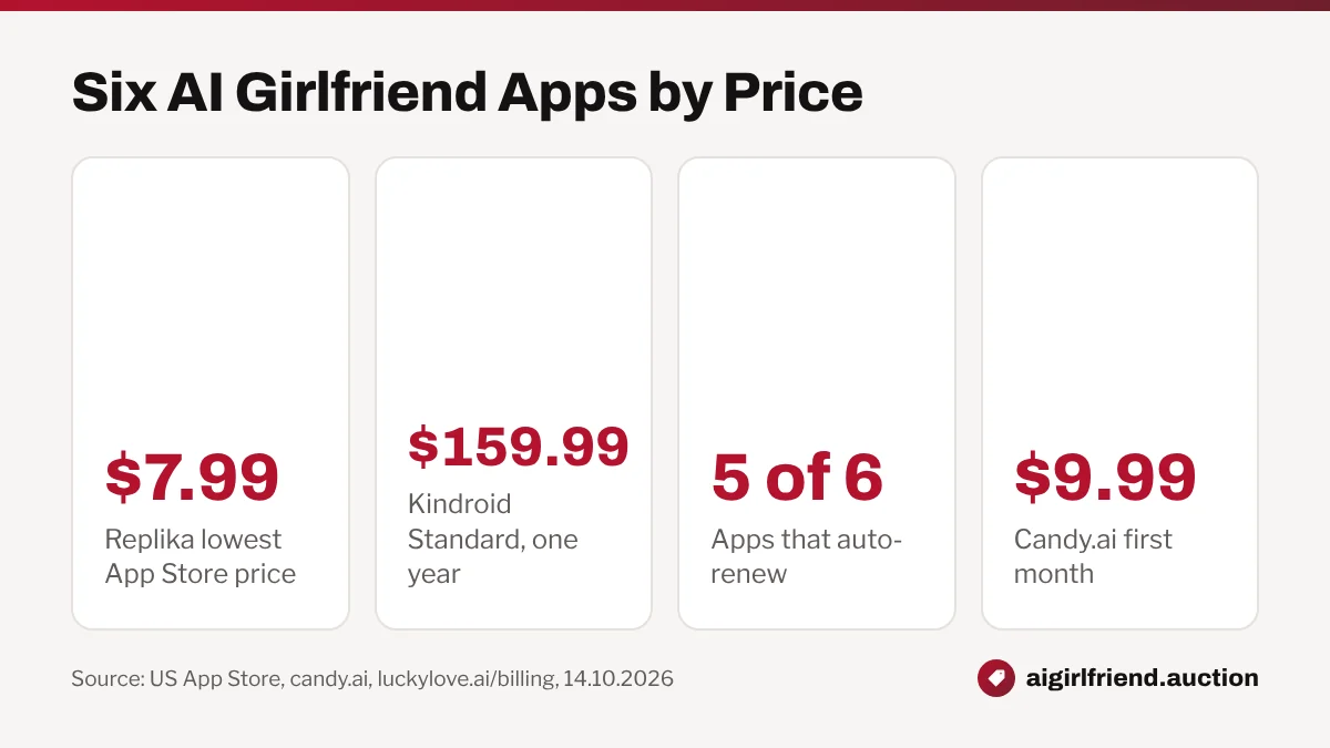 ai girlfriend prices